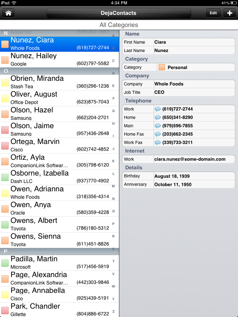 Sync iPad with Outlook CompanionLink Software