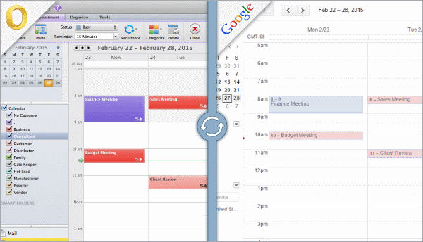 outlook calendar for mac not working with gmail